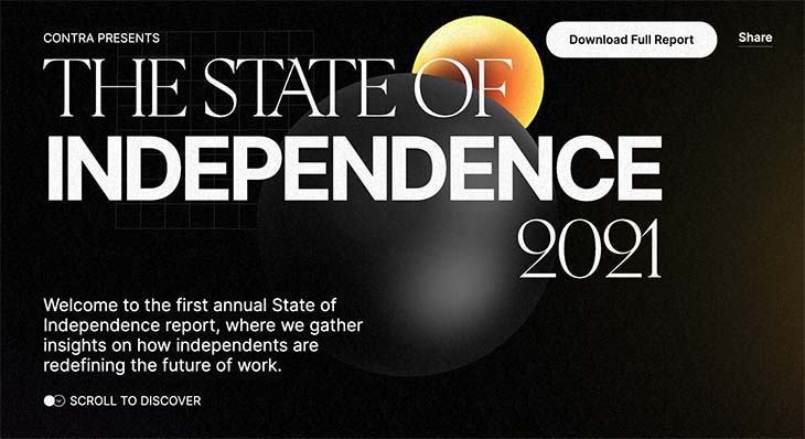 animation website design contra