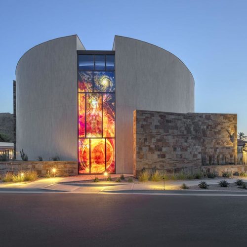 artist website design for a stained glass and public art designer - Damn Fine Art